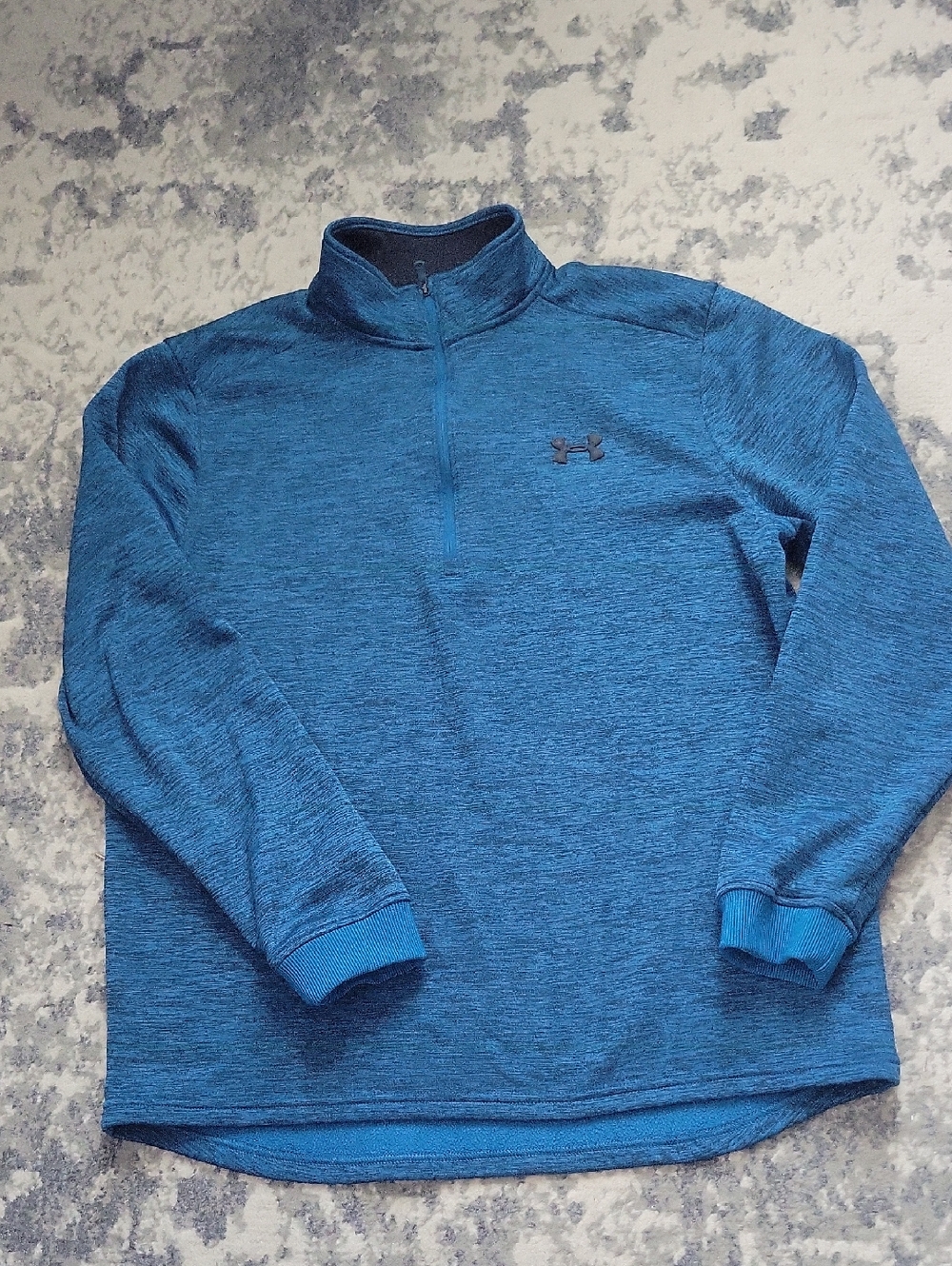 Under Armour Teal Heathered Quarter-Zip Pullover